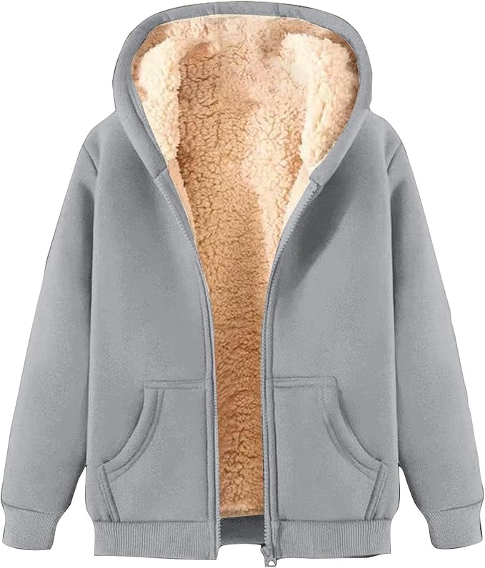 Weicher Fleece-Kapuzenpullover für Damen – Tamara