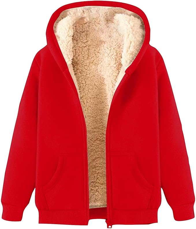 Weicher Fleece-Kapuzenpullover für Damen – Tamara