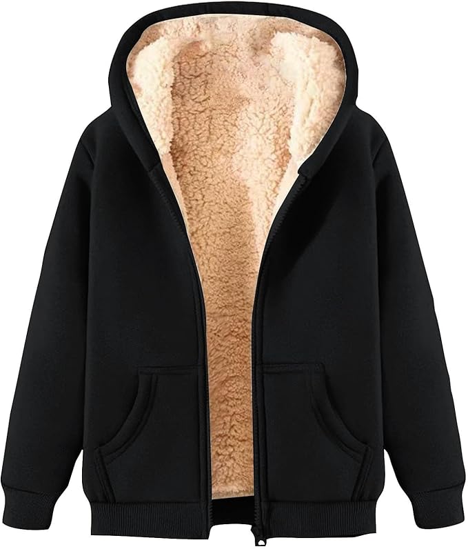 Weicher Fleece-Kapuzenpullover für Damen – Tamara