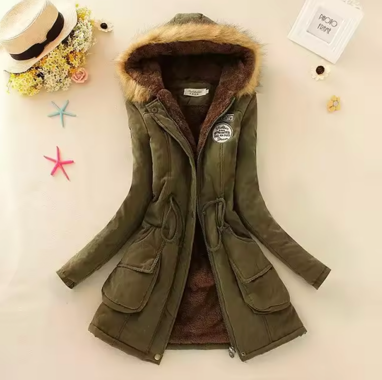 Winddichte Kapuzenjacke im Casual-Stil - Josina