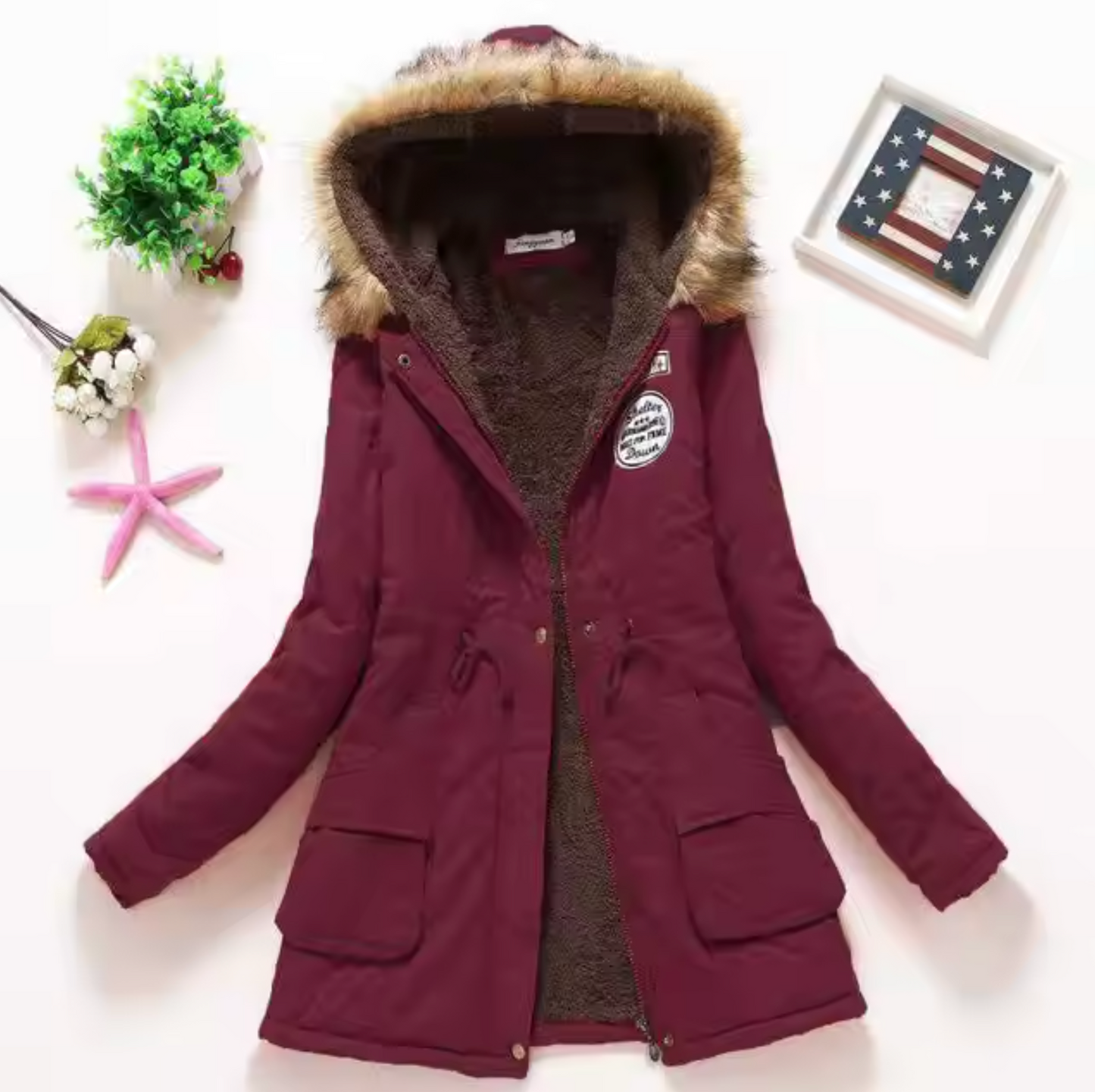 Winddichte Kapuzenjacke im Casual-Stil - Josina
