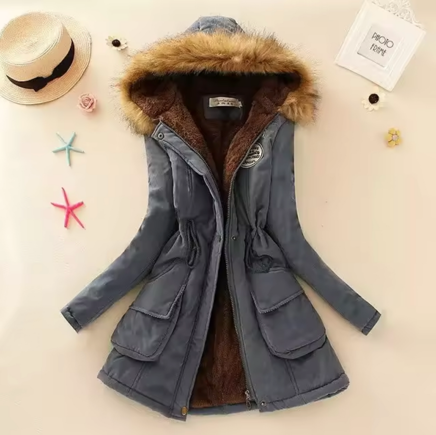 Winddichte Kapuzenjacke im Casual-Stil - Josina