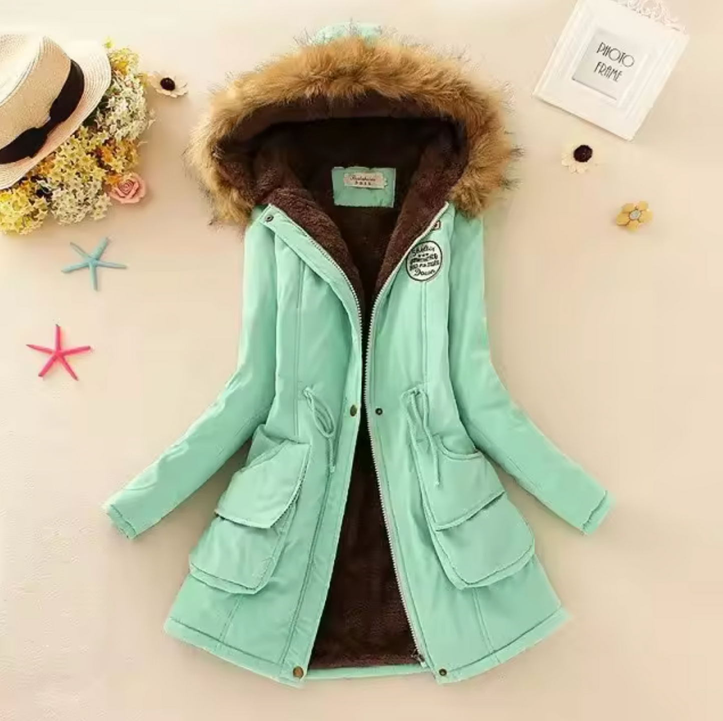 Winddichte Kapuzenjacke im Casual-Stil - Josina