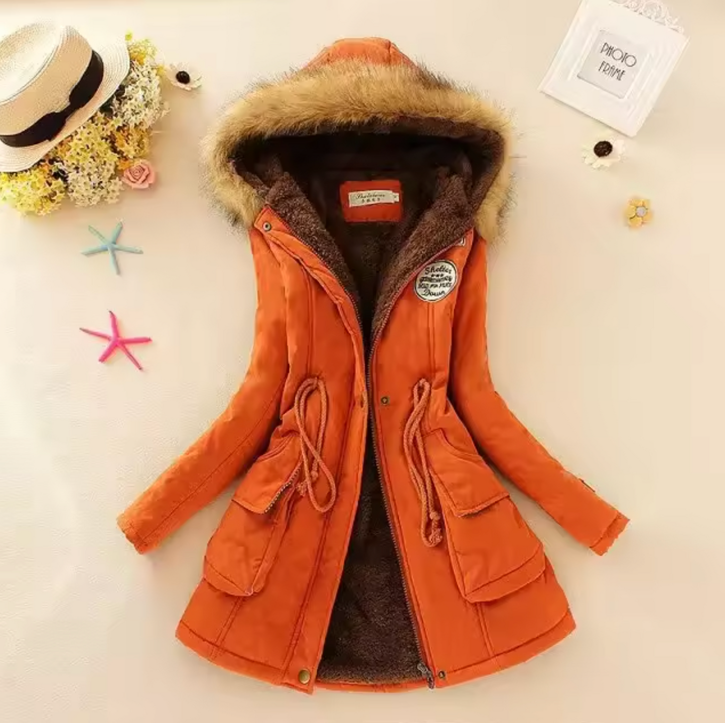 Winddichte Kapuzenjacke im Casual-Stil - Josina