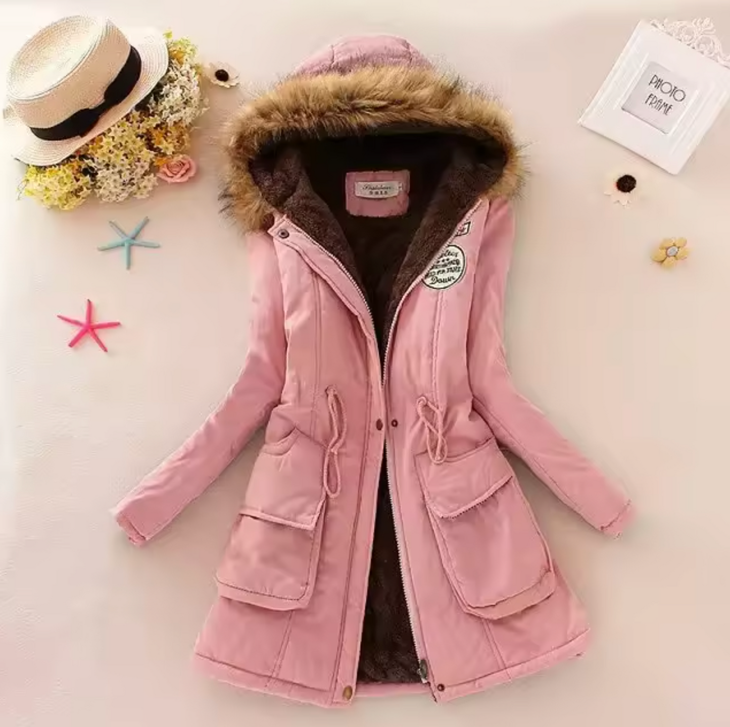 Winddichte Kapuzenjacke im Casual-Stil - Josina