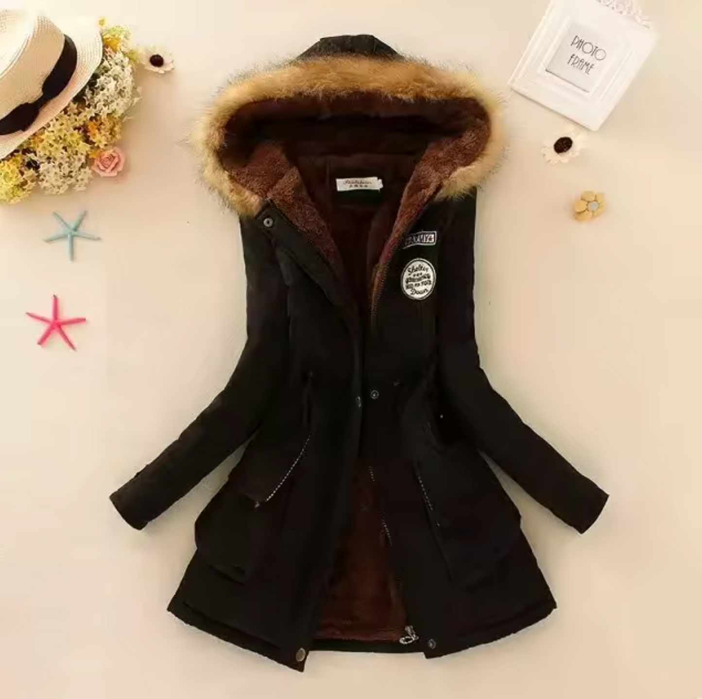 Winddichte Kapuzenjacke im Casual-Stil - Josina