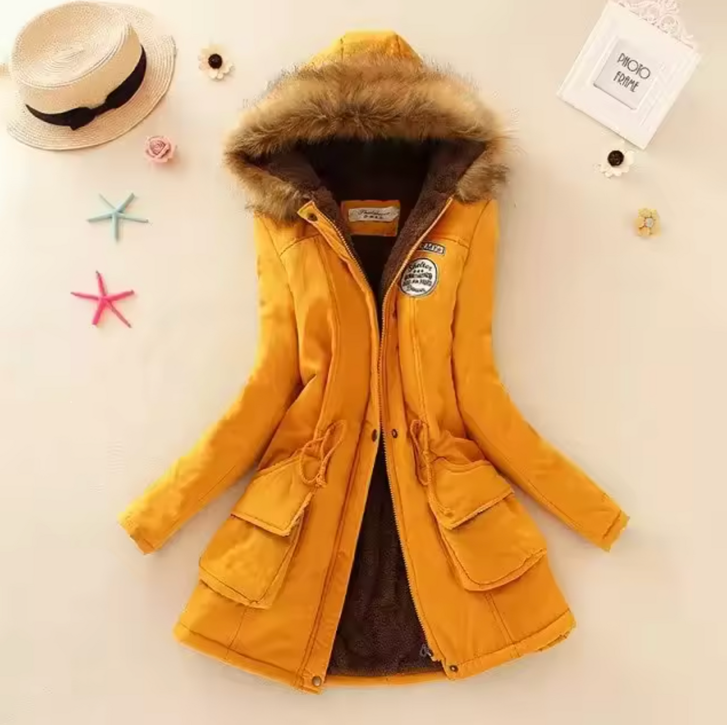 Winddichte Kapuzenjacke im Casual-Stil - Josina