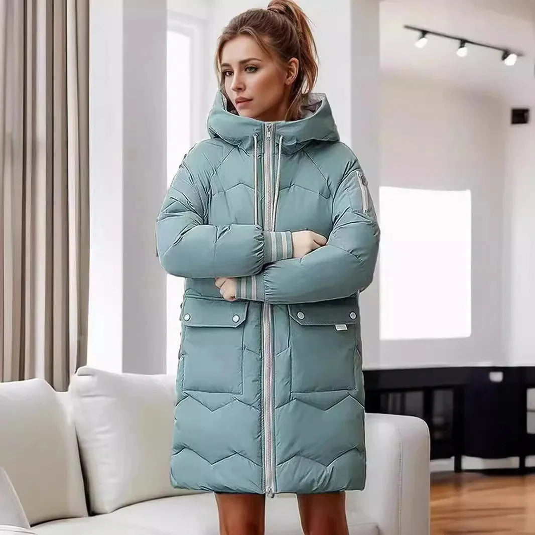 Winterjacke Heike: Lang, warm, mit Kapuze