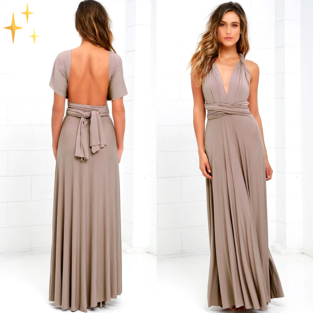 Wickelkleid mit Muster