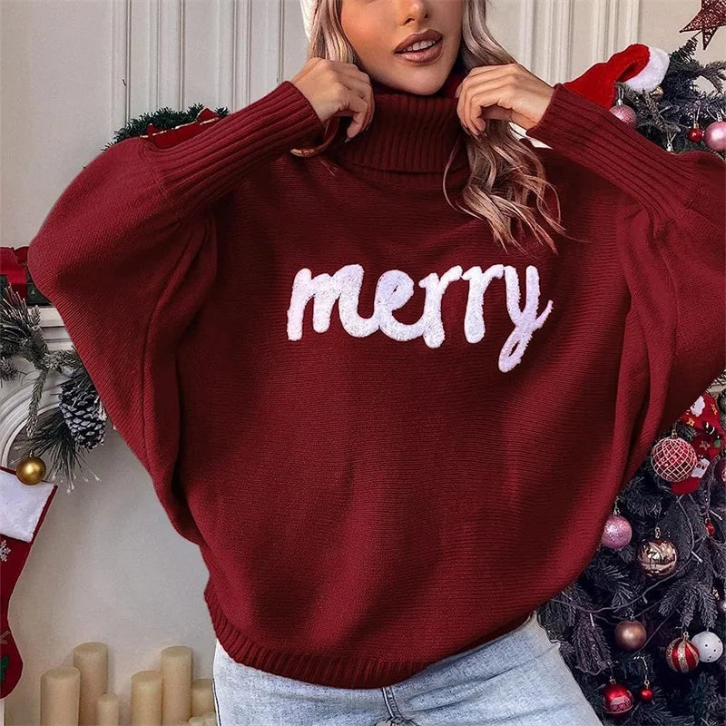 Weicher Rollkragenpullover für Weihnachten - Alina