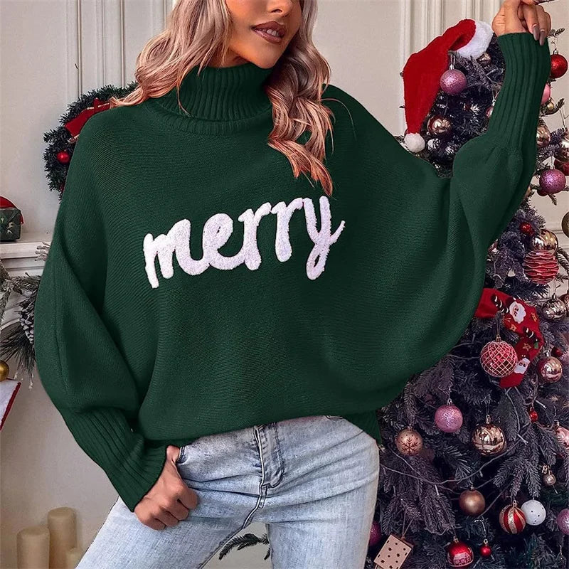 Weicher Rollkragenpullover für Weihnachten - Alina