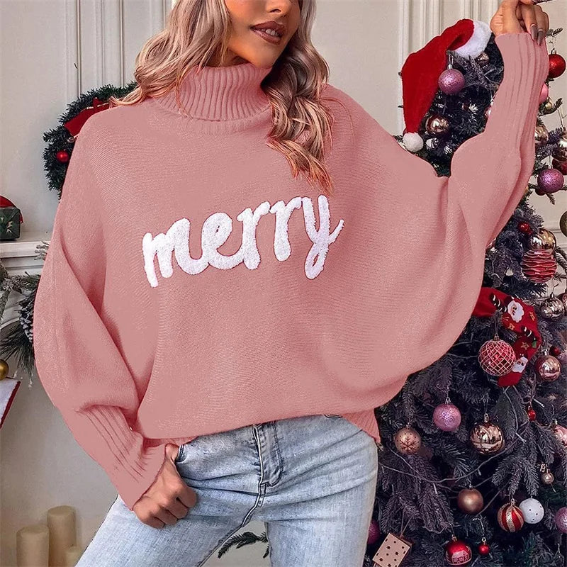 Weicher Rollkragenpullover für Weihnachten - Alina