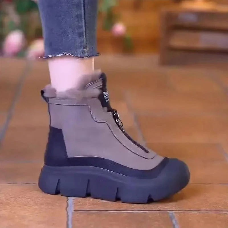 Comfortable Leather Hiking Boots - TrailEase