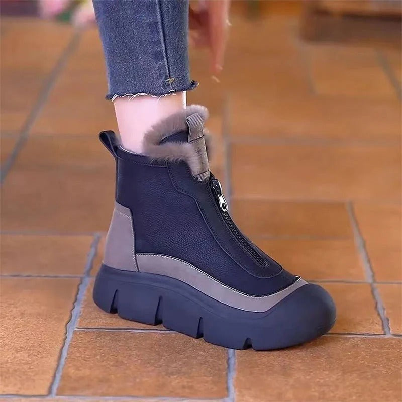 Comfortable Leather Hiking Boots - TrailEase