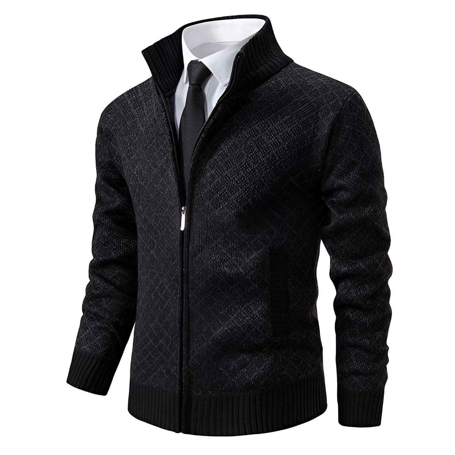 Moderne Winterjacke mit Zipper - Lars