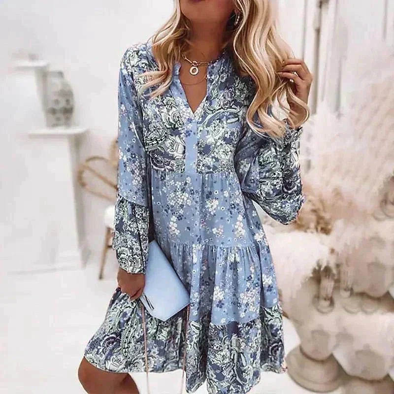 Xavilda Sommerkleid mit Blumenmuster