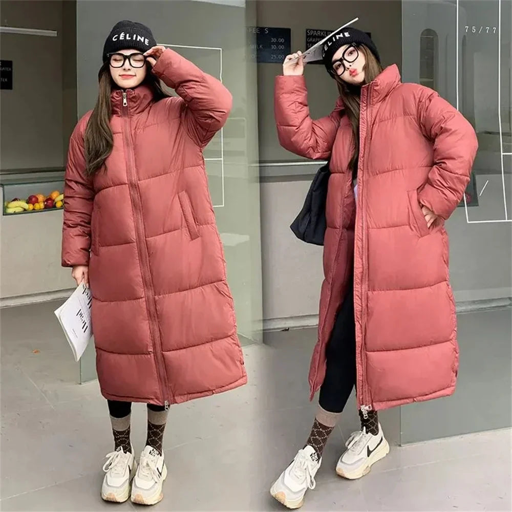 Wölfinnen-Jacke: Neue, wattierte Baumwolljacke im koreanischen Stil, große Größen
