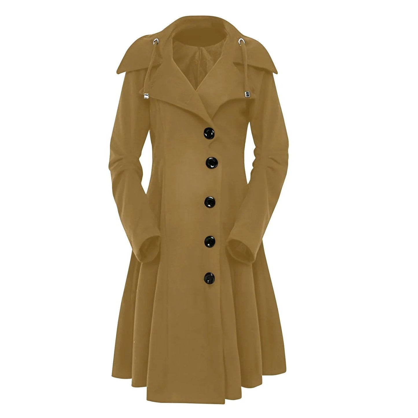 ModeGeist | Eleganter Trenchcoat mit Kapuze