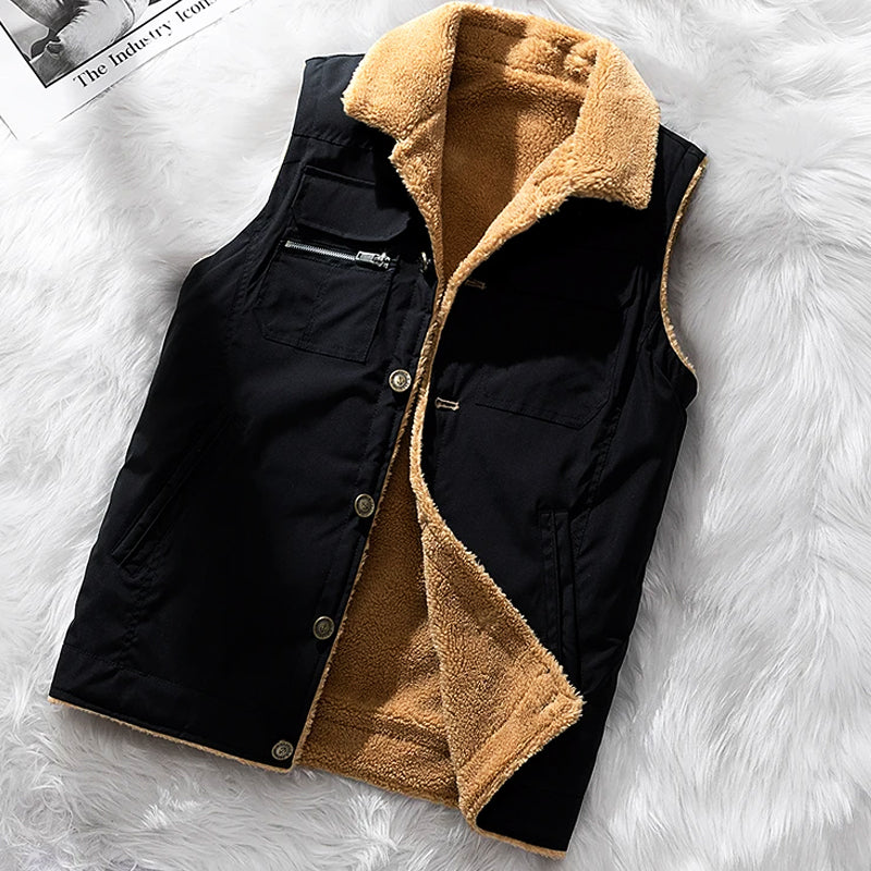 Herren Winterweste mit Taschen