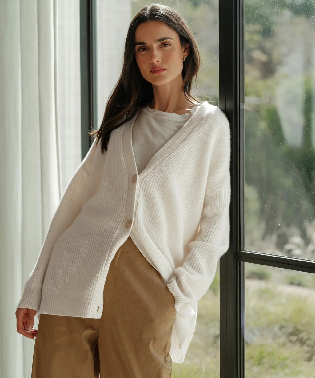 ModeGeist | Kaschmir Cocoon Strickjacke