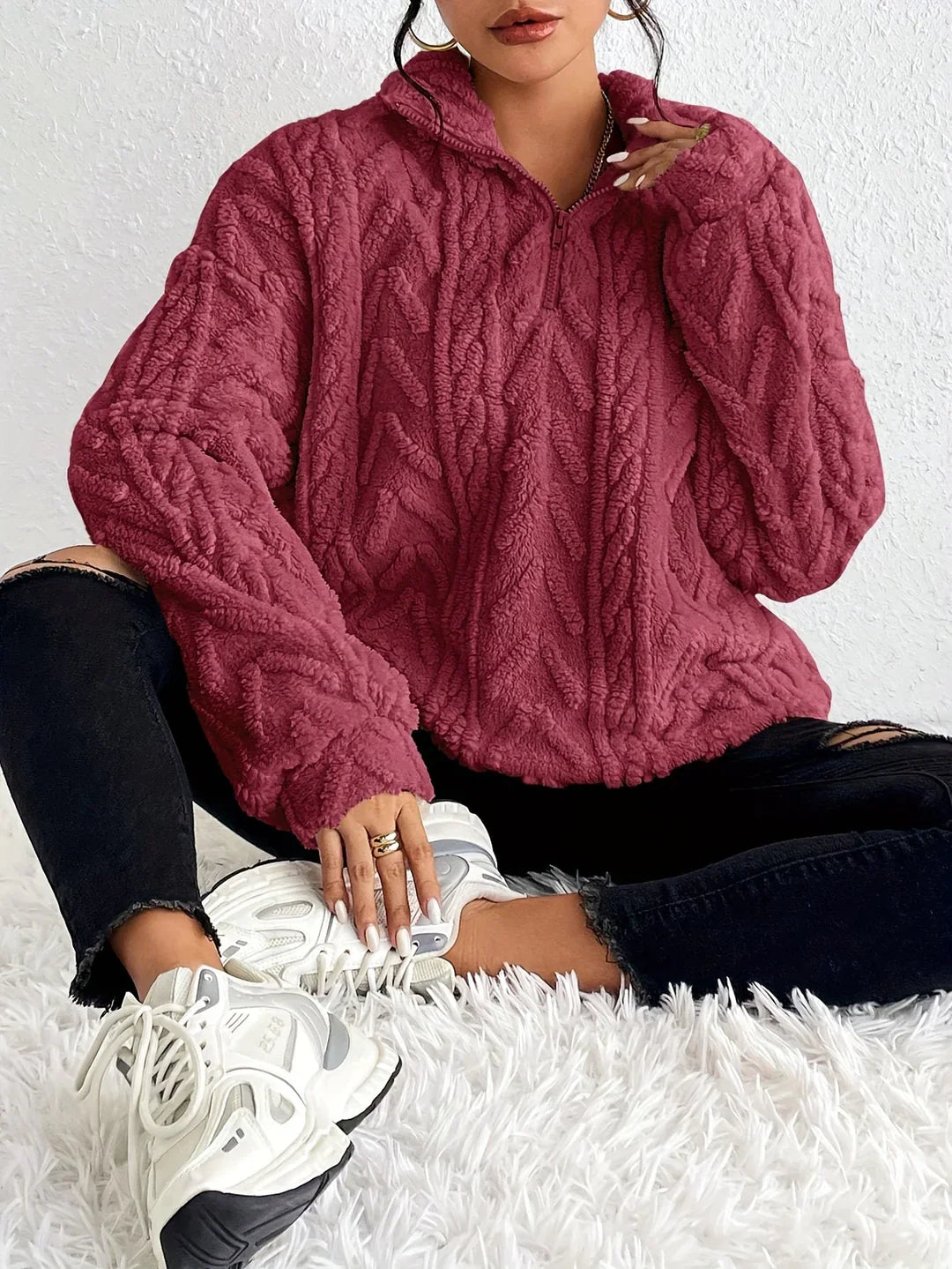 Pullover mit Reissverschluss von IRMA
