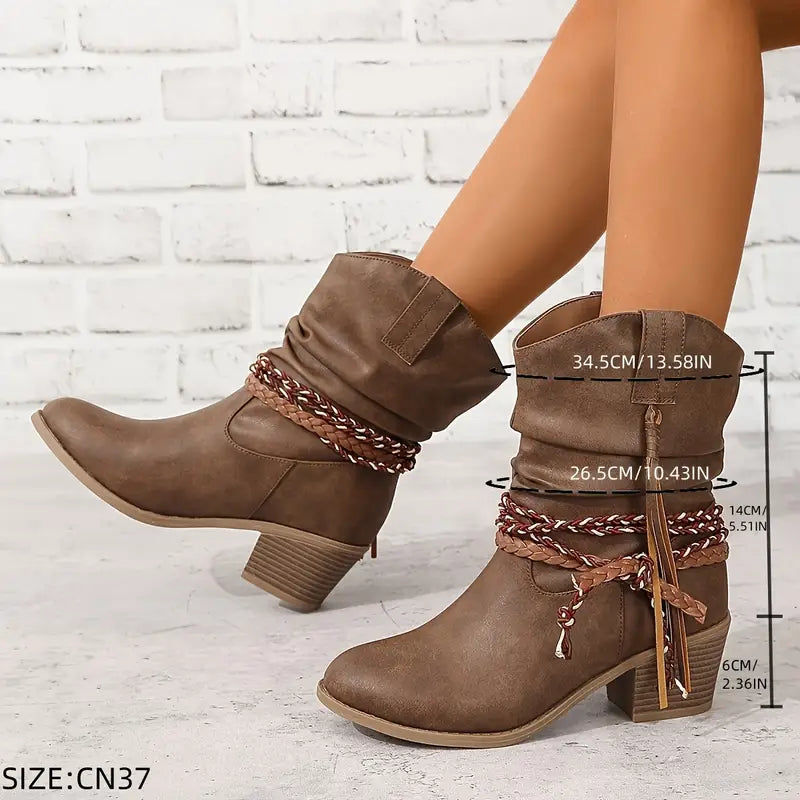 Marni Damen Stiefel im Western-Cowboy-Stil