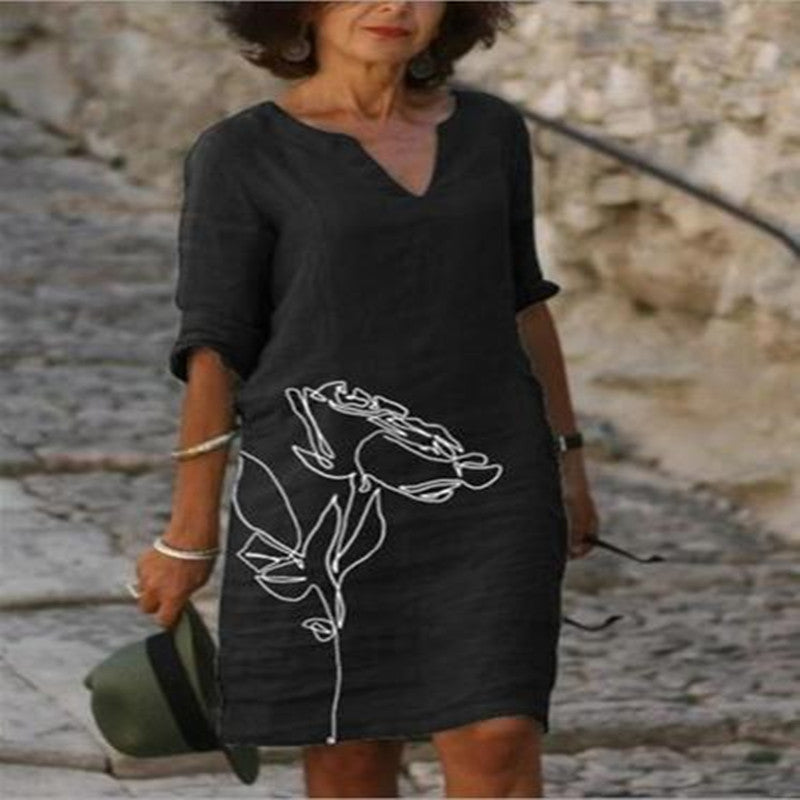 MODEGEIST: Elegantes und bequemes Leinenkleid