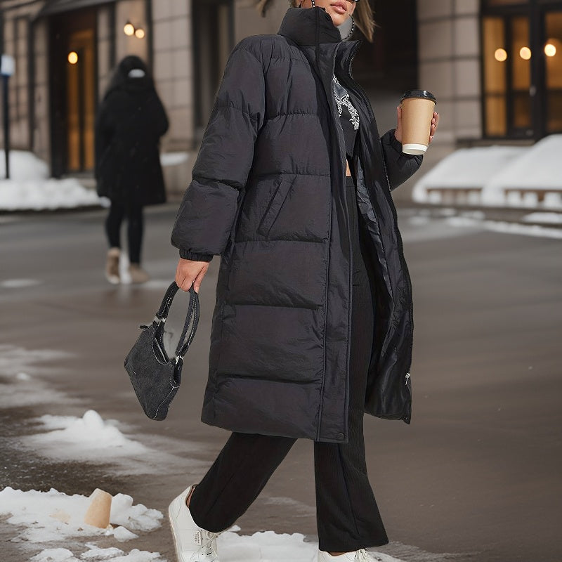 ModeGeist | Lange Damen-Pufferjacke