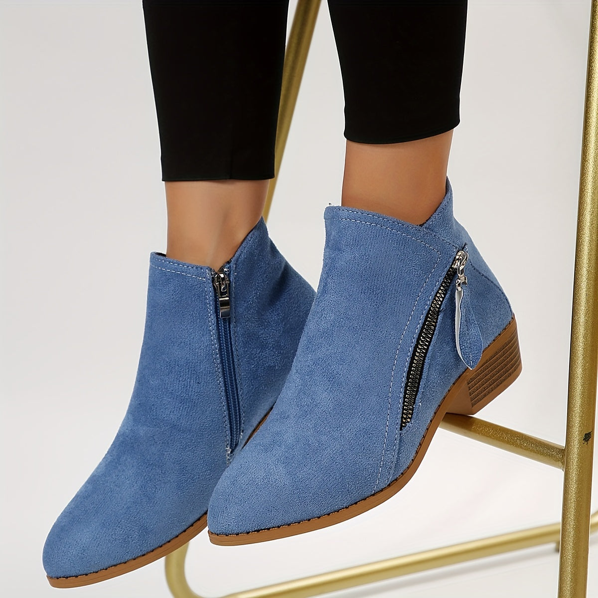 Damen-Stiefeletten Klaudia: Elegantes Design mit praktischem Reißverschluss