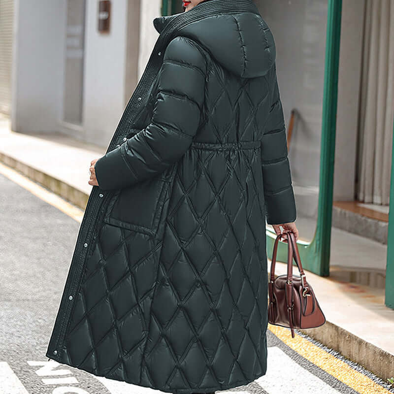 ModeGeist | Damen gepolsterte Kapuzen Winterjacke