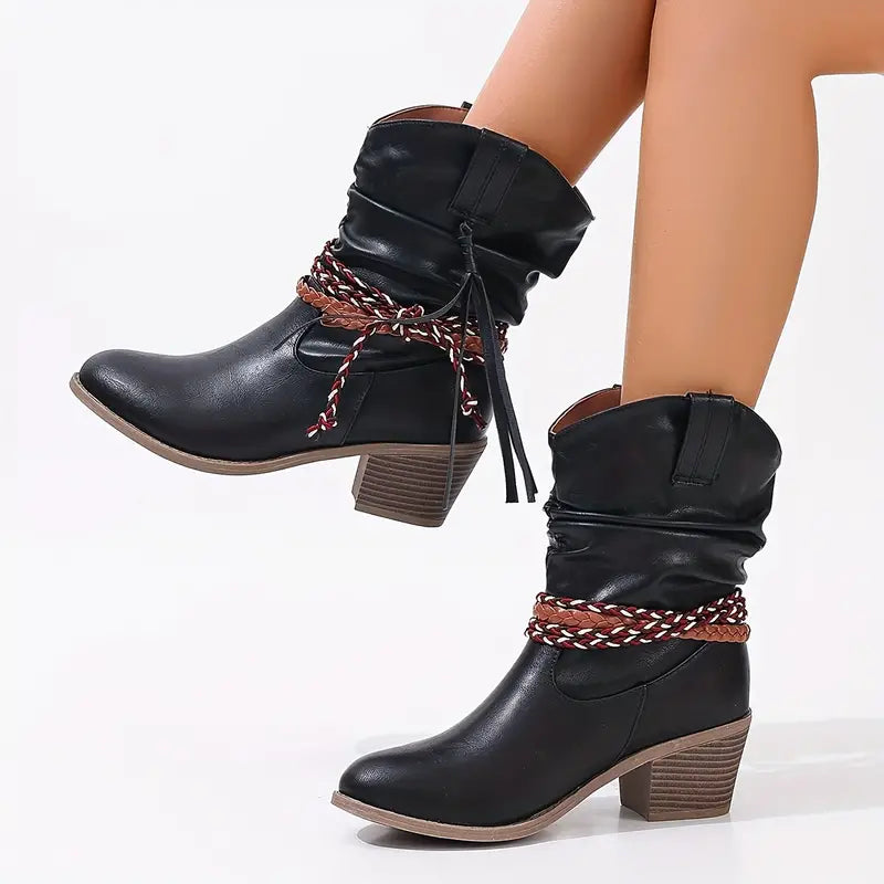 Marni Damen Stiefel im Western-Cowboy-Stil