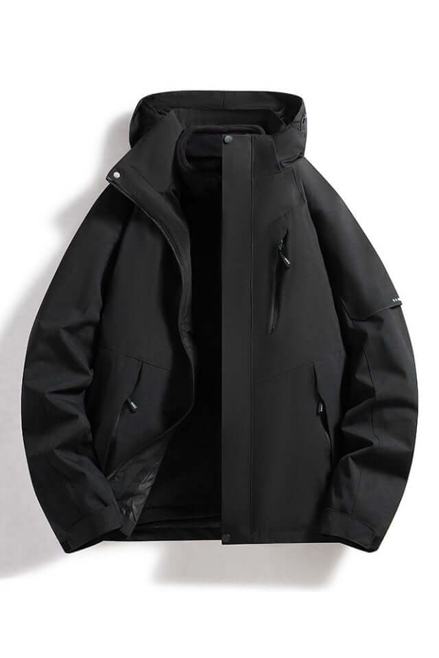ModeGeist | Wasserdichte Kapuzenjacke für den Außenbereich