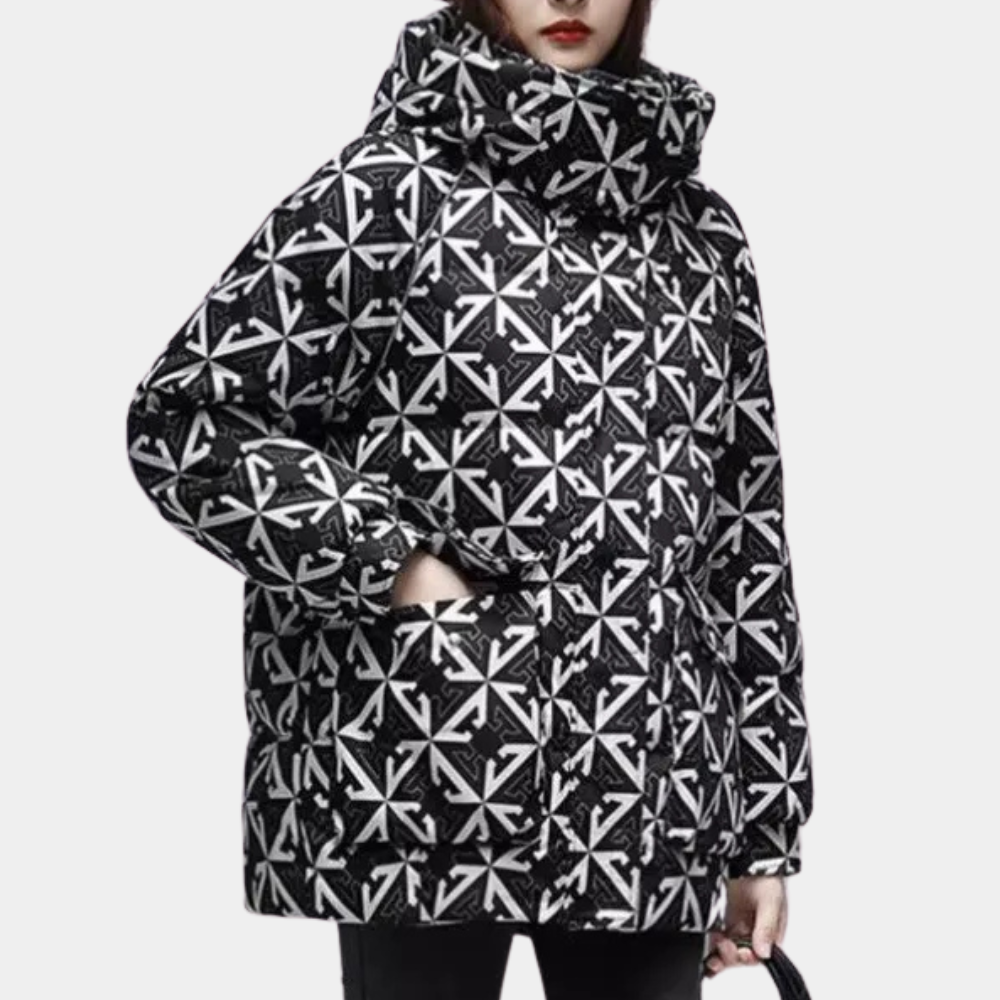 ModeGeist | Warme gepolsterte Winterjacke für Damen