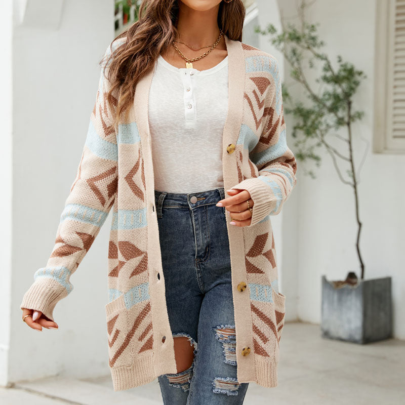 ModeGeist | Lässiger Strick Strickjacke