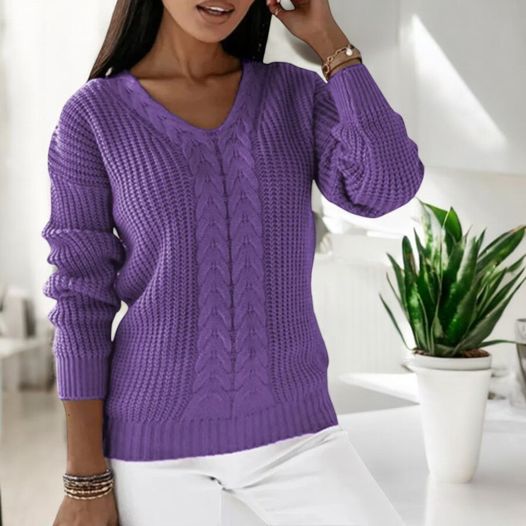 ModeGeist | skandinavischer Strickpullover für den Alltagsstil