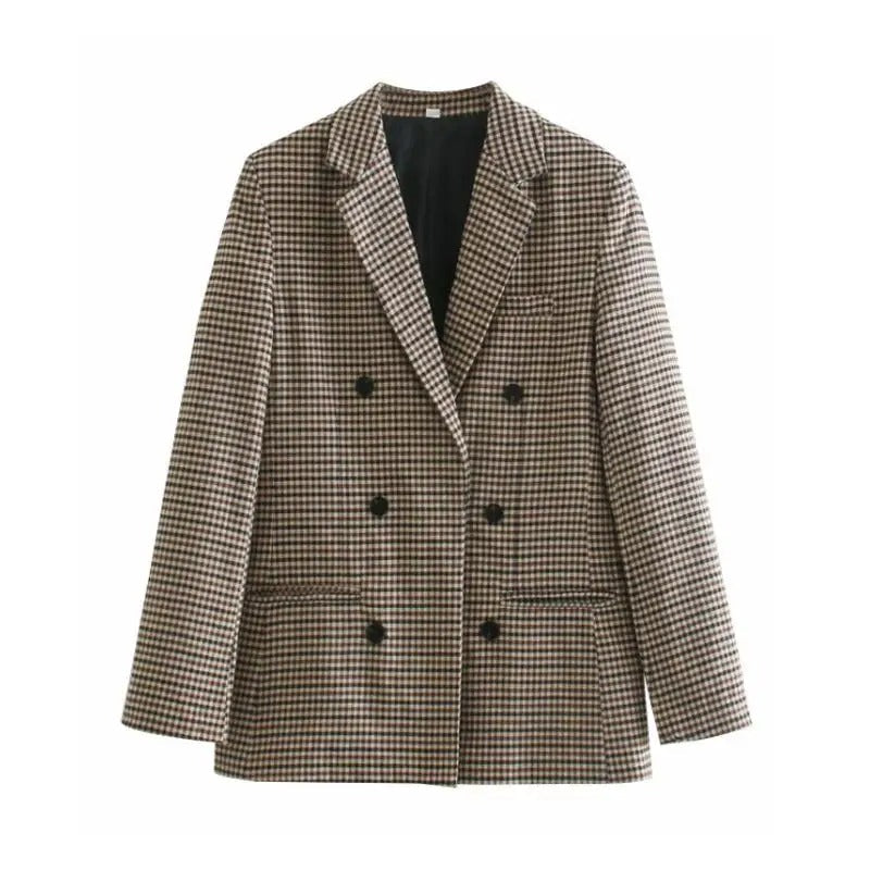 ModeGeist | Klassischer Karierter Blazer