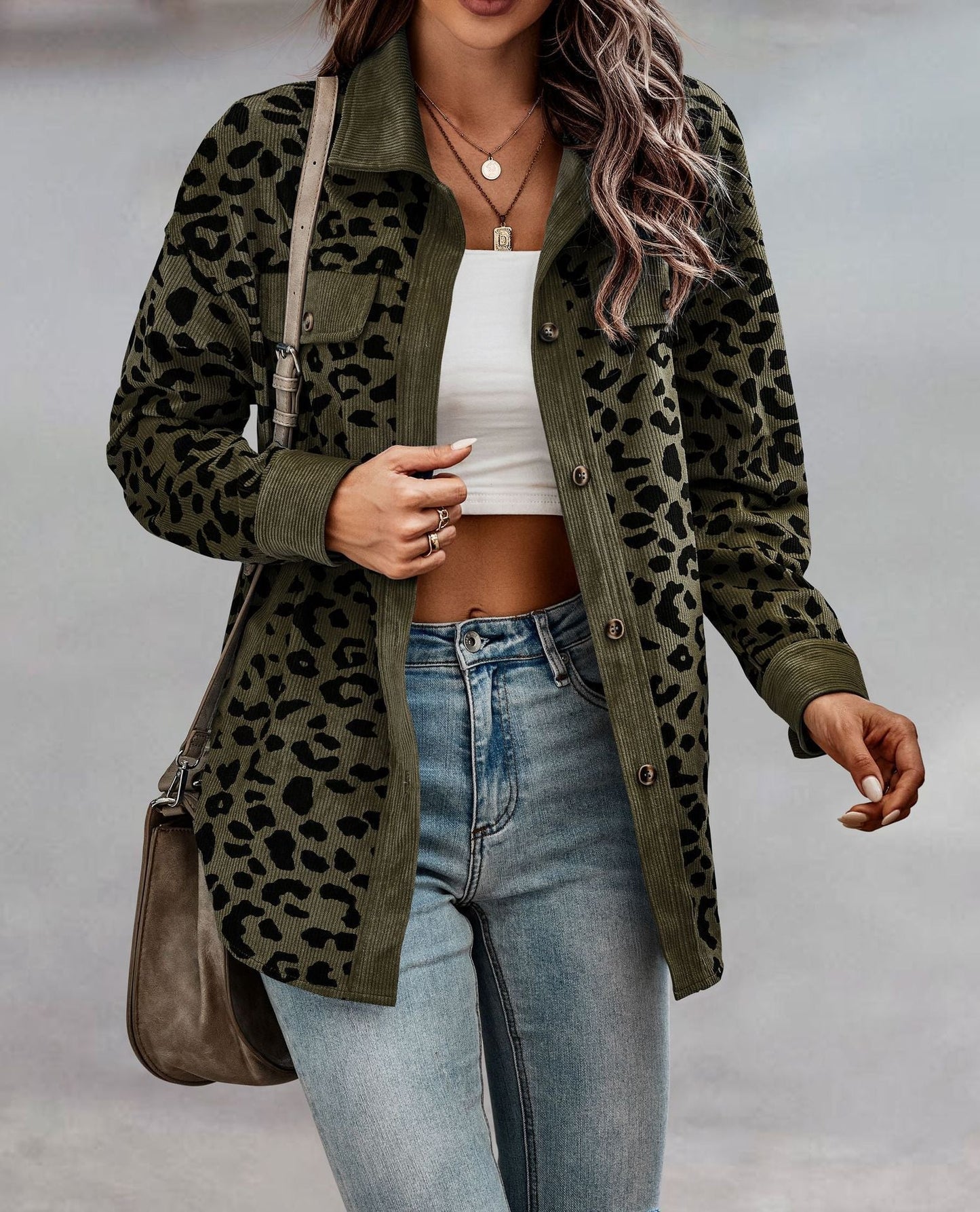 ModeGeist | Dschungel Chic Leopardjacke Mit Modernem Muster