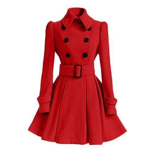 ModeGeist | Damen Doppelreiher Windbreaker Trenchcoat