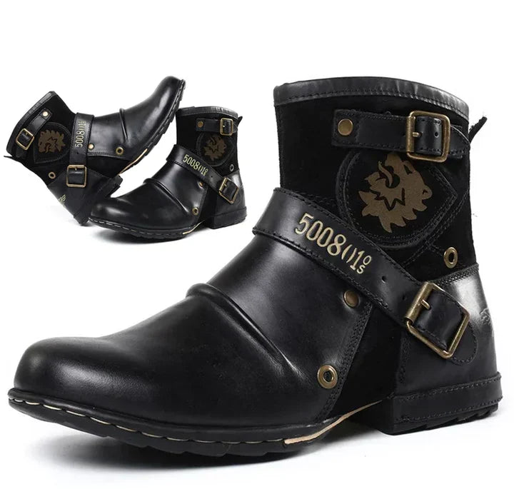 ModeGeist | Herrenstiefel mit Robuster Sohle
