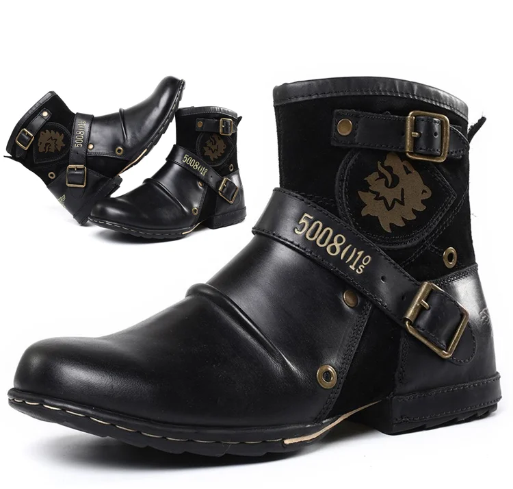 ModeGeist | Weinlese Stil Herrenstiefel