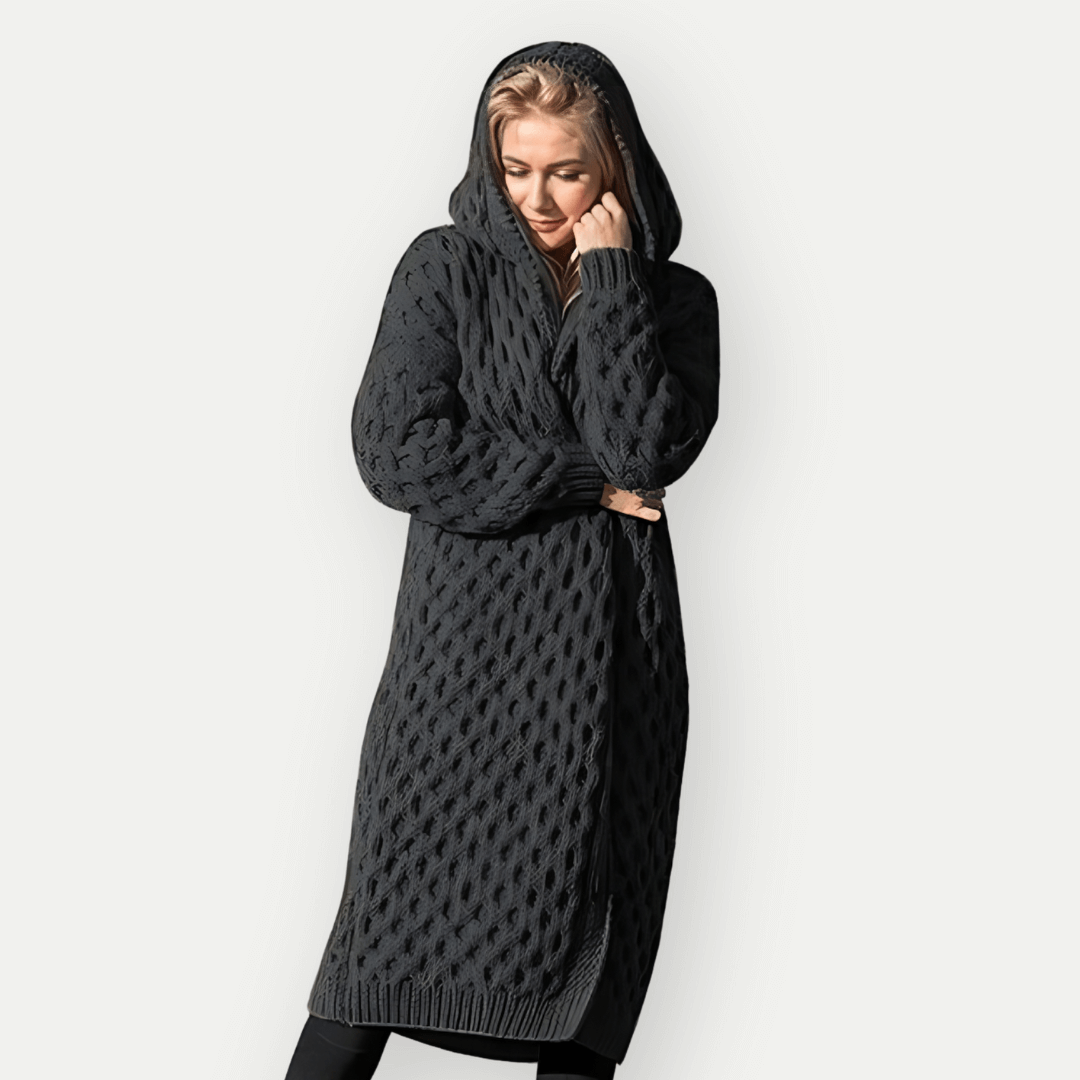 ModeGeist | Damen Kapuzenjacke mit langen Ärmeln