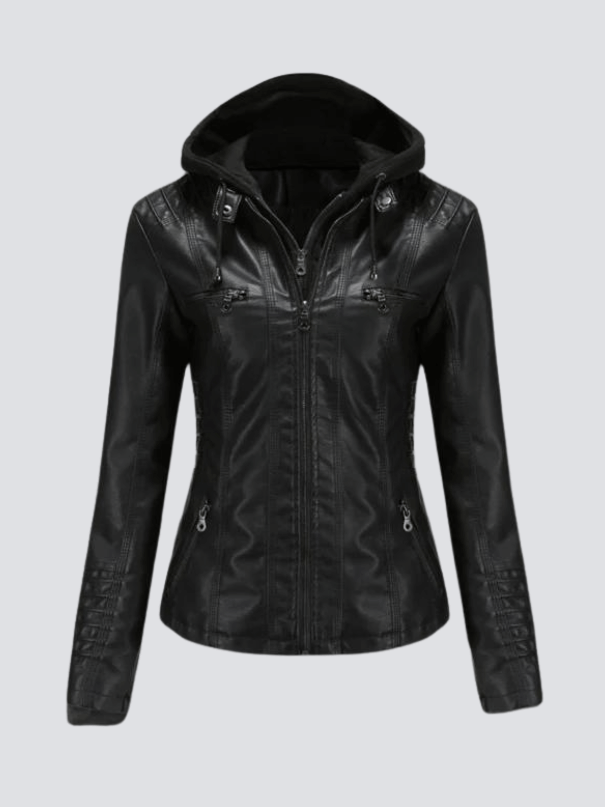 ModeGeist | Damen Kapuzen Klassiker Jacke