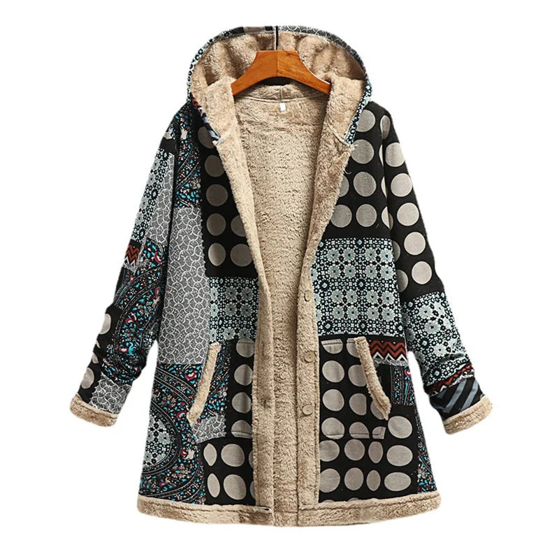 ModeGeist | Weinlese Kapuzenjacke
