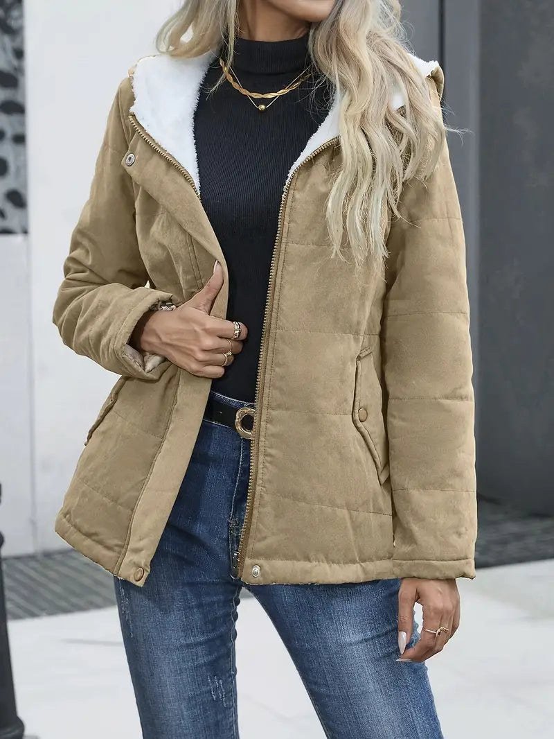 Tavi: Angenehme Kapuzenjacke aus Fleece