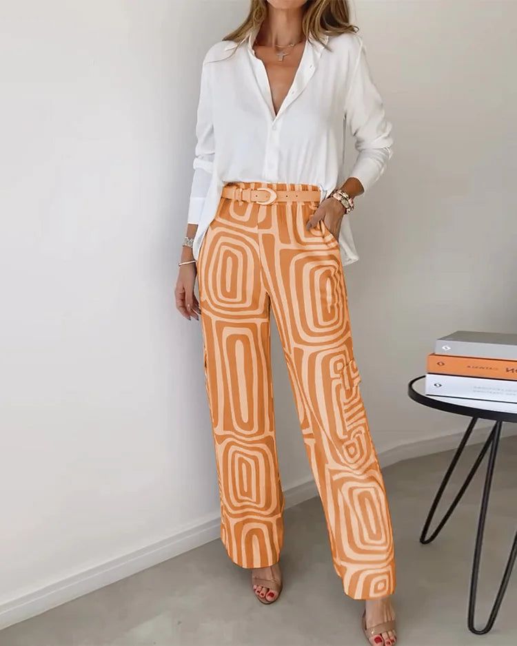 THEKLA - Elegantes zweiteiliges Set (Geschenk: gratis Gürtel)