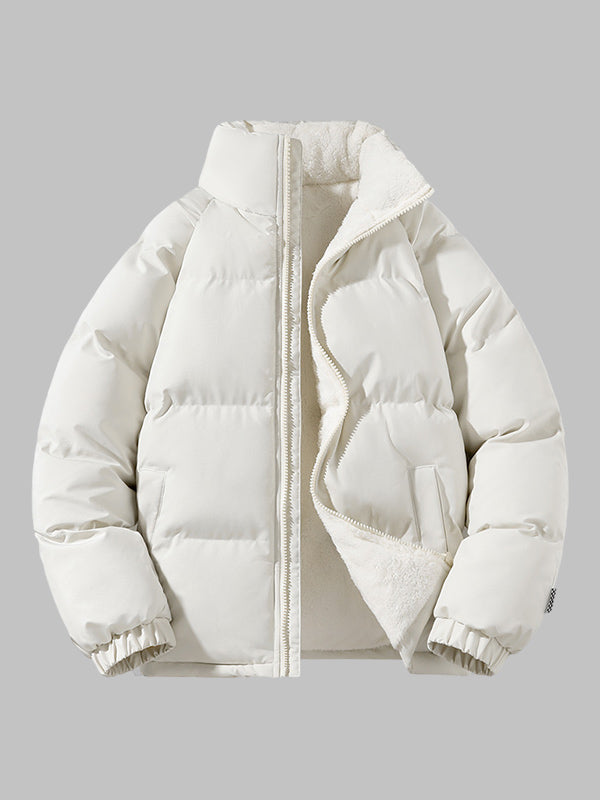 ModeGeist | Gepolsterte Jacke Teddy-futter Warm und Winddicht