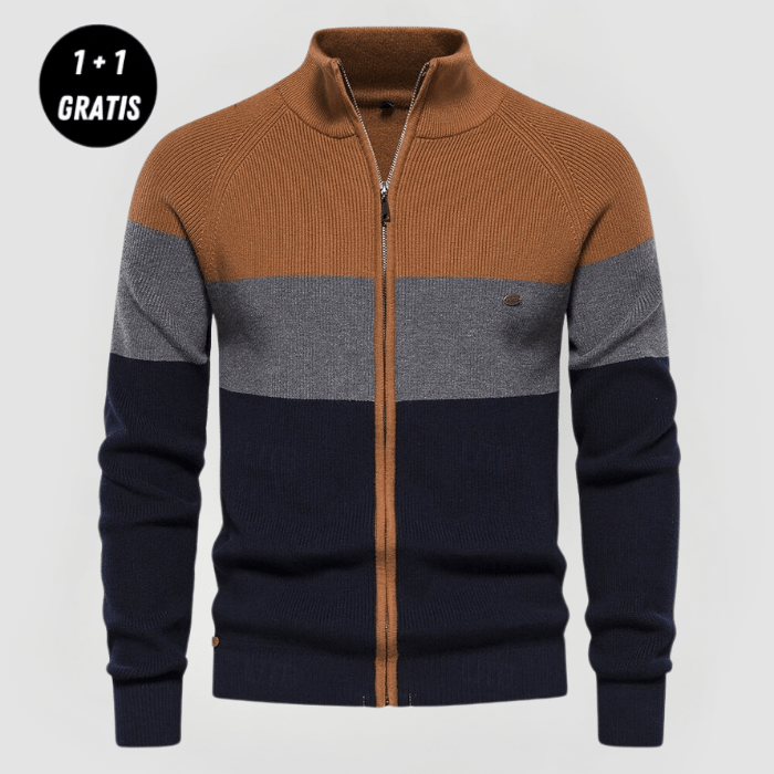 BASTIAN - Kapuzenpullover mit Reißverschluss (2 für 1)