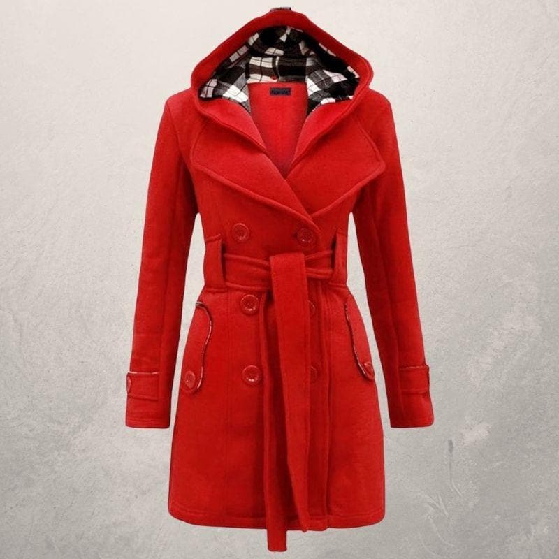 ModeGeist | Warme Winter Mantel - Taillengürtel