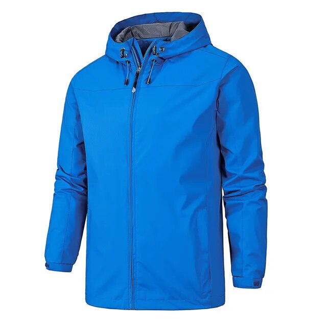 Herrenjacke mit Kapuze - winddicht - Jef