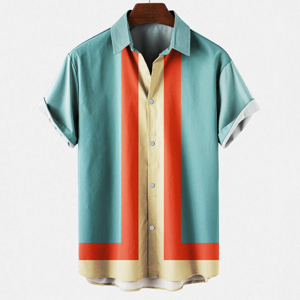 Modernes Herrenhemd im Retro-Stil